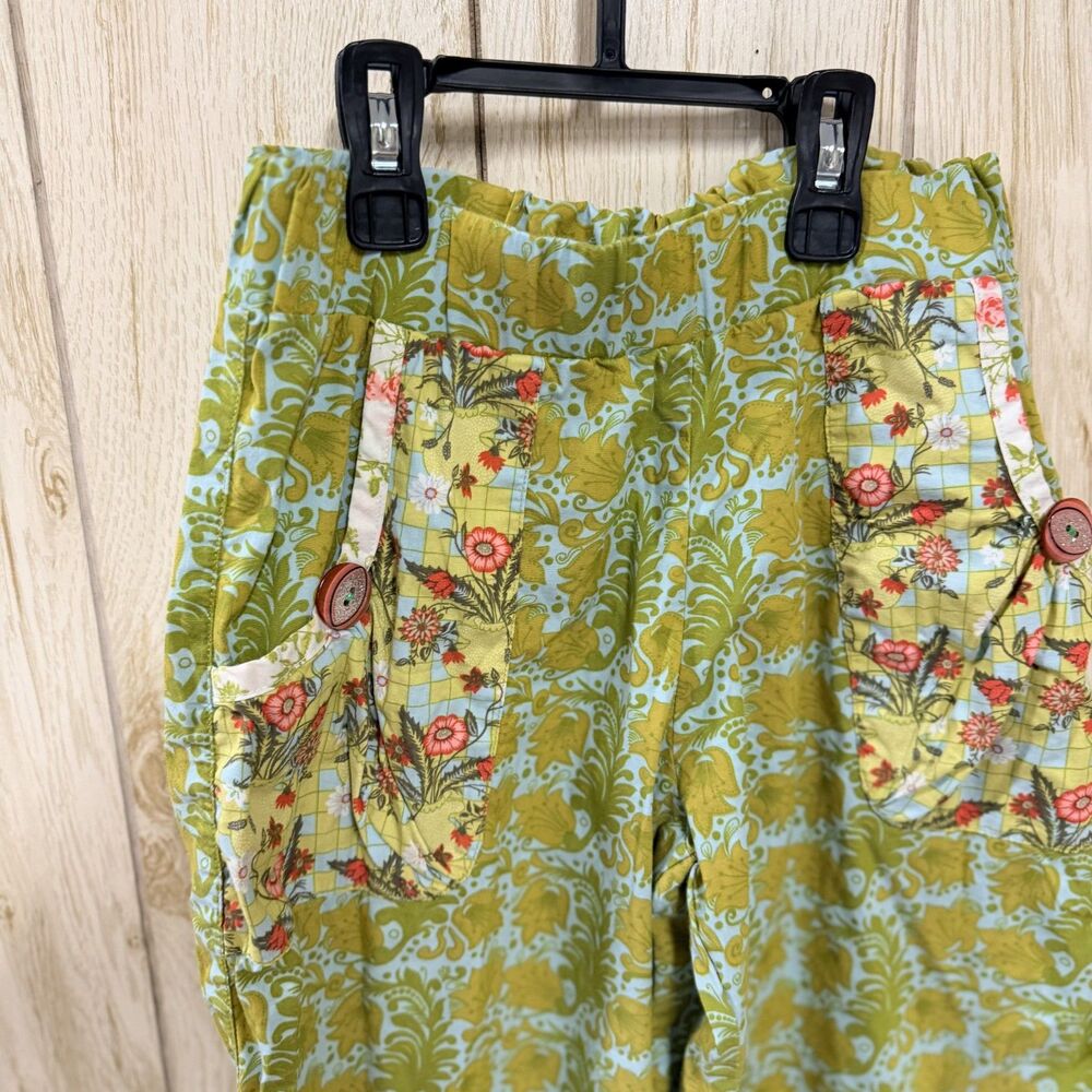 Matilda Jane Serendipity Green Wallflower Big Ruffles Bell Bottoms 8 - Picture 6 of 6